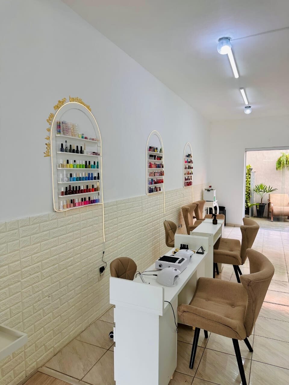 Espaço de manicure do Espaço Favorita